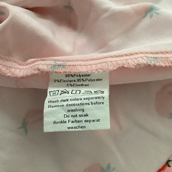 Belle Poque, excellent condition, size L, pink with strawberry print - Picture 5 of 7